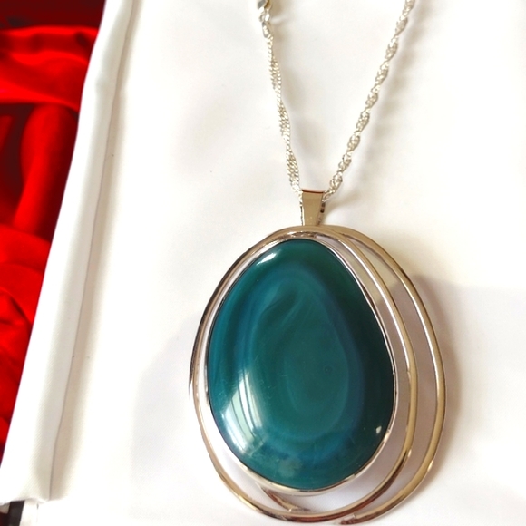 King Solomon Stone of Eliat Israeli Sterling Silver - Picture 10 of 12